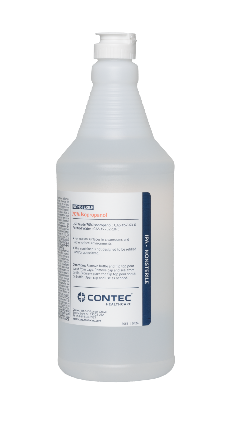 Contec® Nonsterile 70% Isopropanol