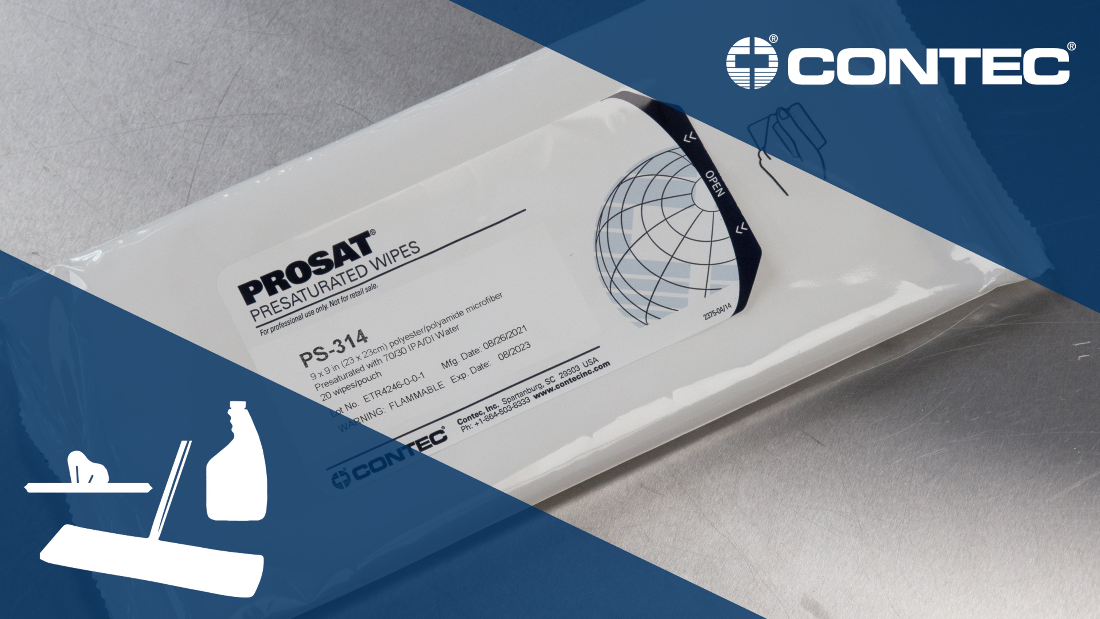 Image of PROSAT Pi Wipes (EMEA)